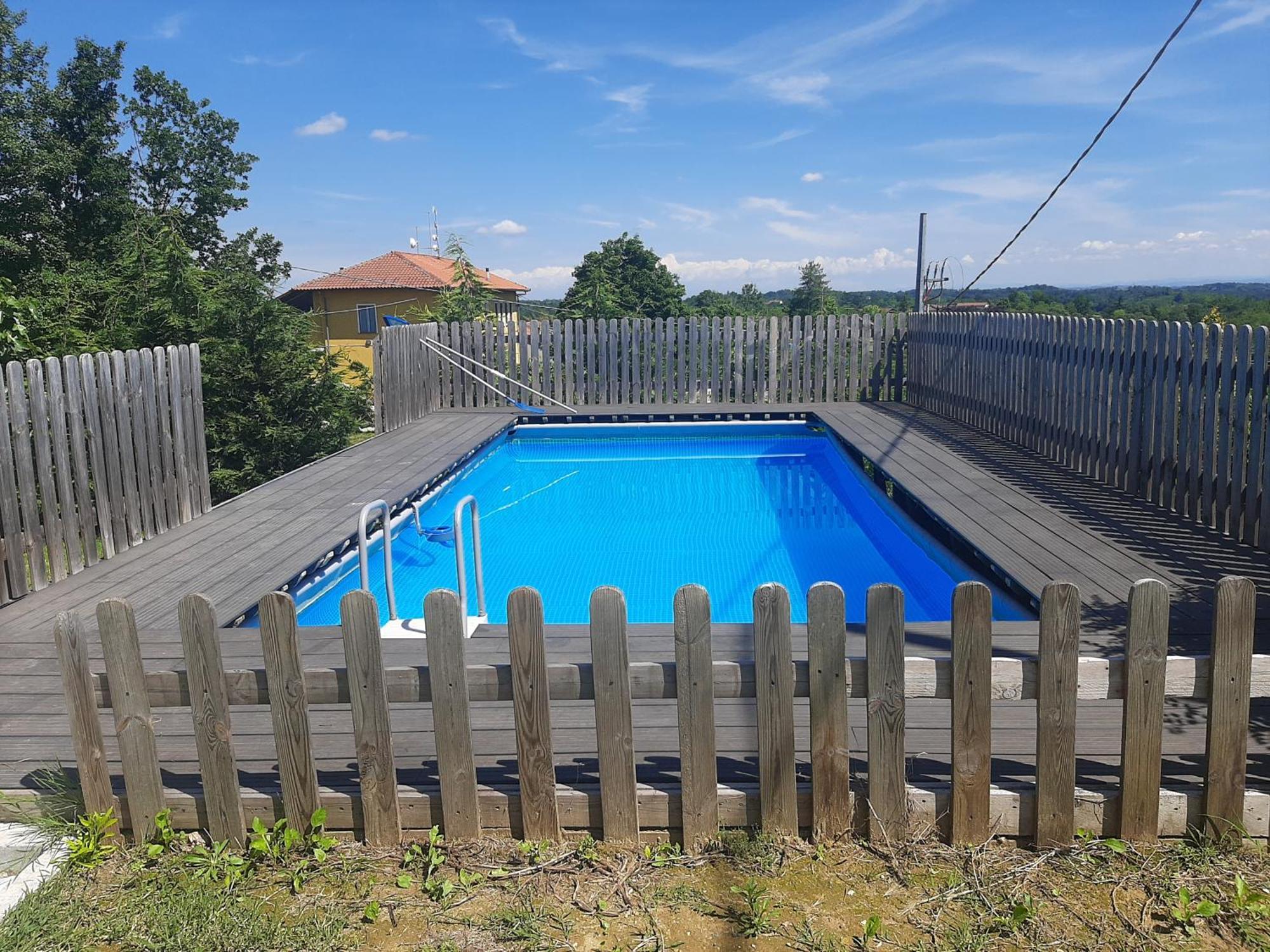 Willa Cascina Teresina Monferrato Piscina Cortazzone Zewnętrze zdjęcie